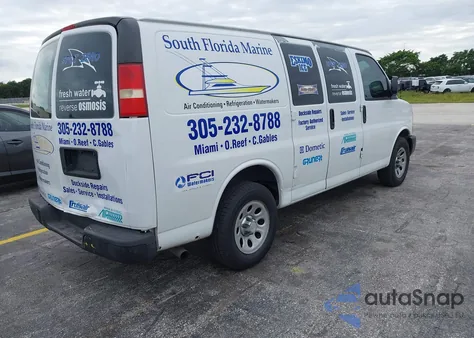 2010 Chevrolet Express G1500 from USA, damaged, VIN 1GCUGADX9A1117100